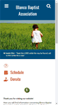 Mobile Screenshot of blancobaptistassociation.com